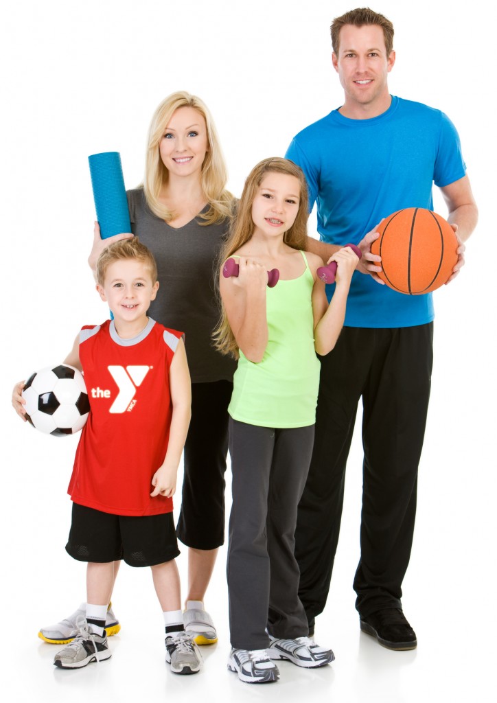 Family: Healthy Family Ready to Participate in Fitness Activitie